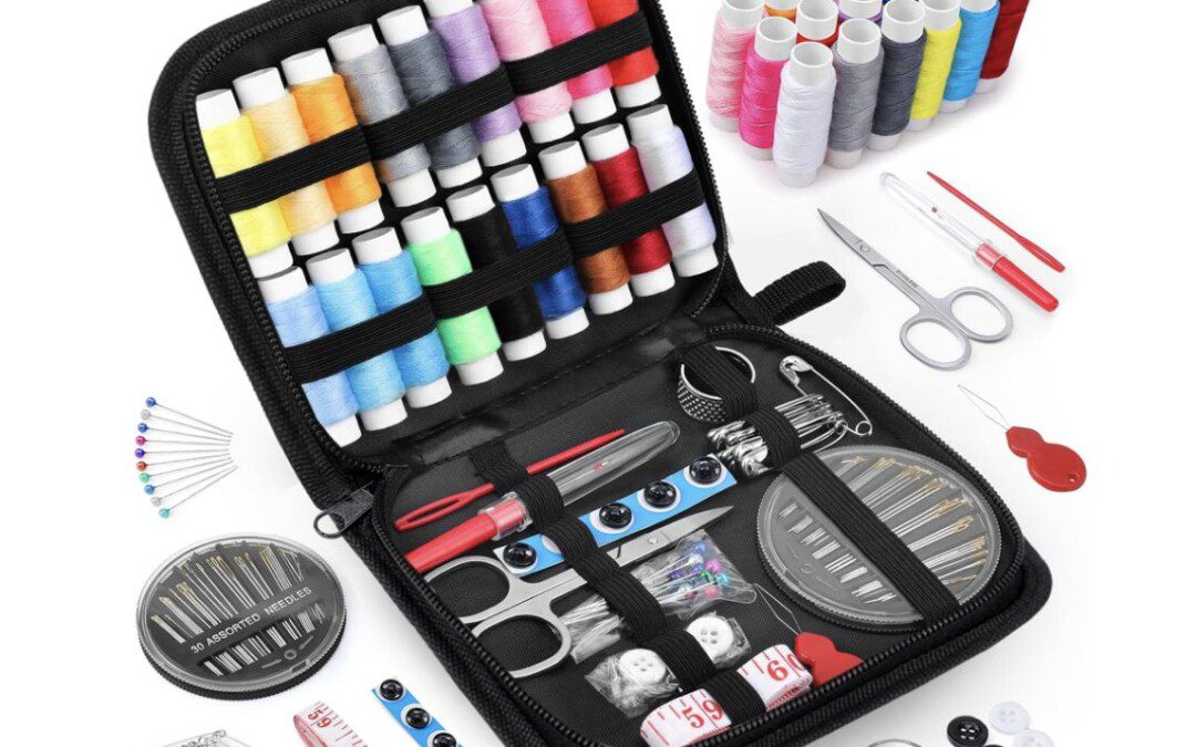 Portable Sewing Kit with Case – $5.94 shipped!